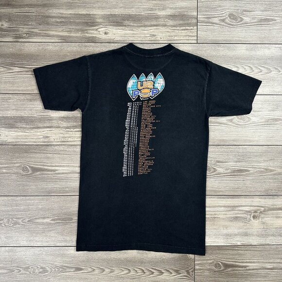 Vintage 90’s U2 Pop Mart Tour Band T Shirt - Picture 2 of 6